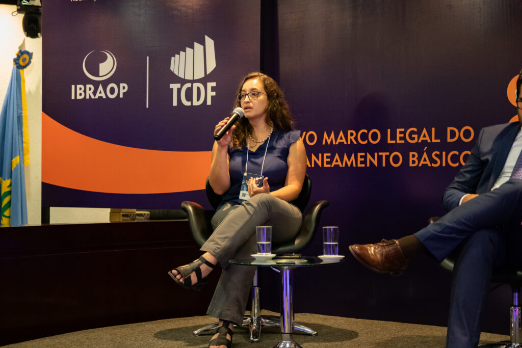 ENAOP 2022: Amanda Faria Lima palestrou falou sobre transparência e Integridade na aplicação de recursos em Saneamento Básico durante evento