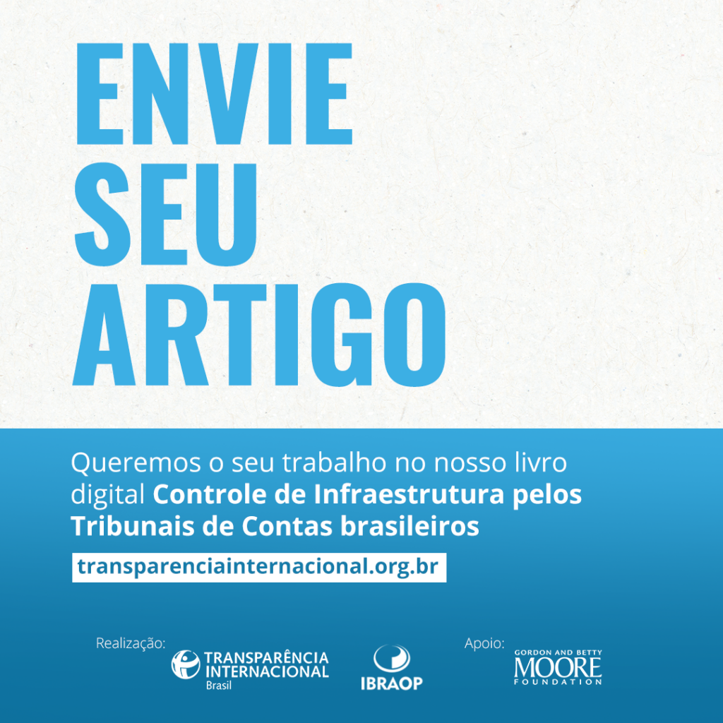 Edital aberto: envie seu artigo para compor o livro digital “Controle de Infraestrutura pelos Tribunais de Contas Brasileiros”