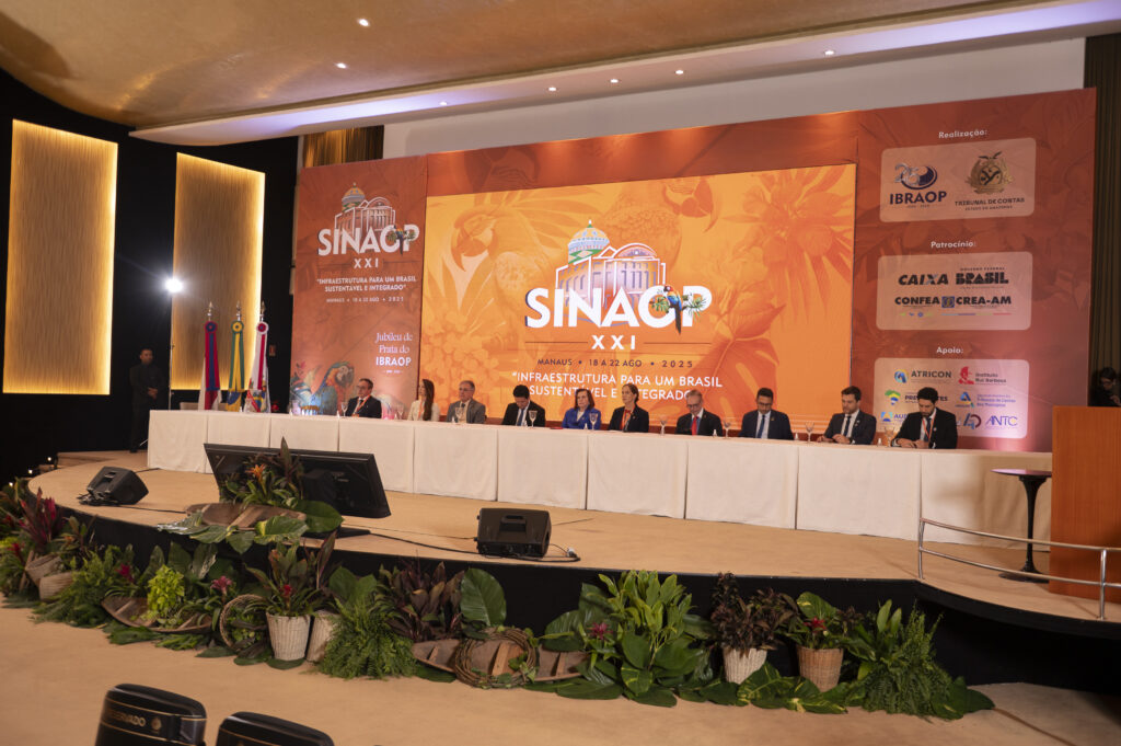 A importância da sustentabilidade em infraestrutura foi destacada por autoridades na abertura do XXI SINAOP