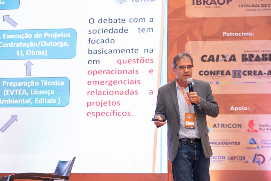 Diretor-presidente do IEMA falou dos desafios do Plano Nacional de Logística 2050 em palestra ministrada no XXI SINAOP
