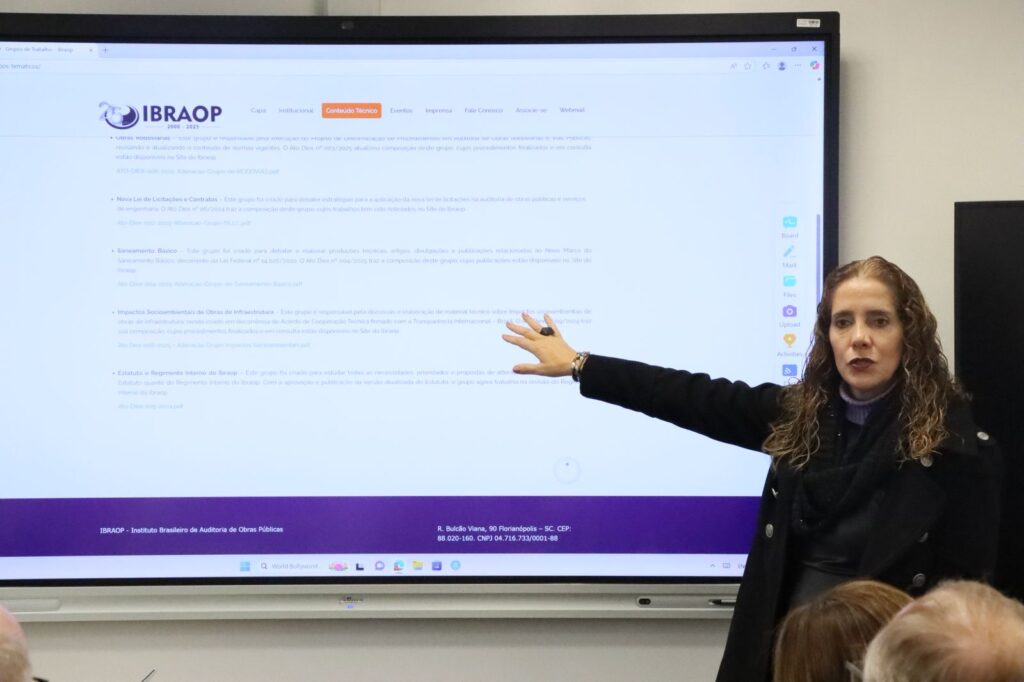 Ibraop é apresentado a alunos de curso de especialização em Engenharia Civil