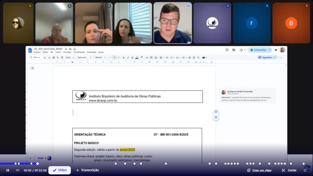 Grupo de trabalho do Ibraop pretende revisar ao menos três orientações técnicas ainda no ano de 2026